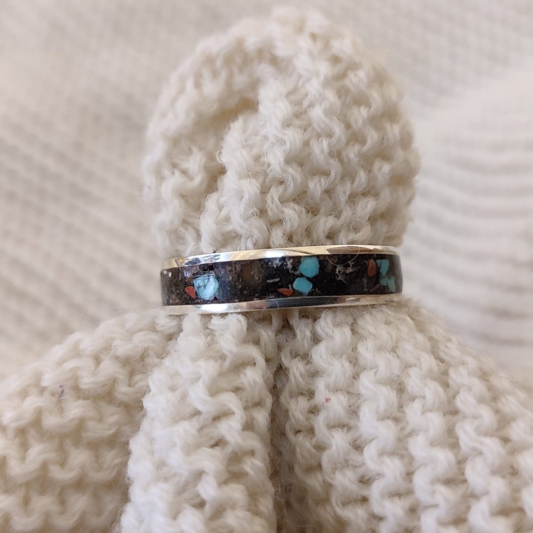 6 mm Double Memorial Inlay Band - Jos Atelier