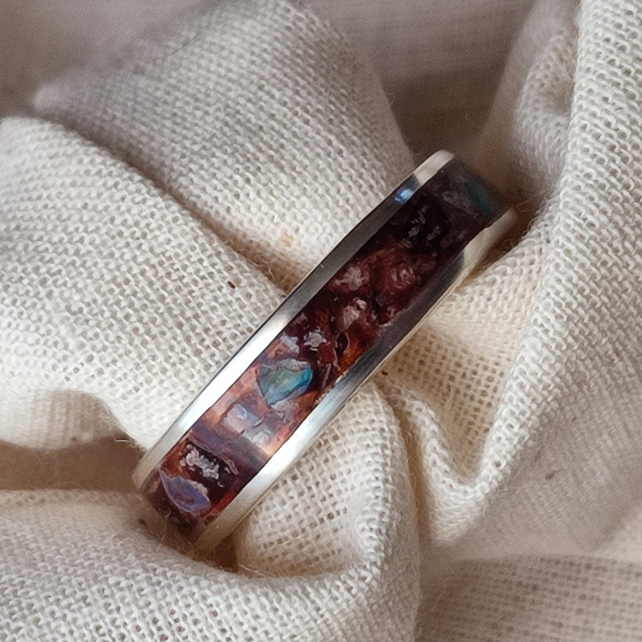 6 mm Double Memorial Inlay Band - Jos Atelier