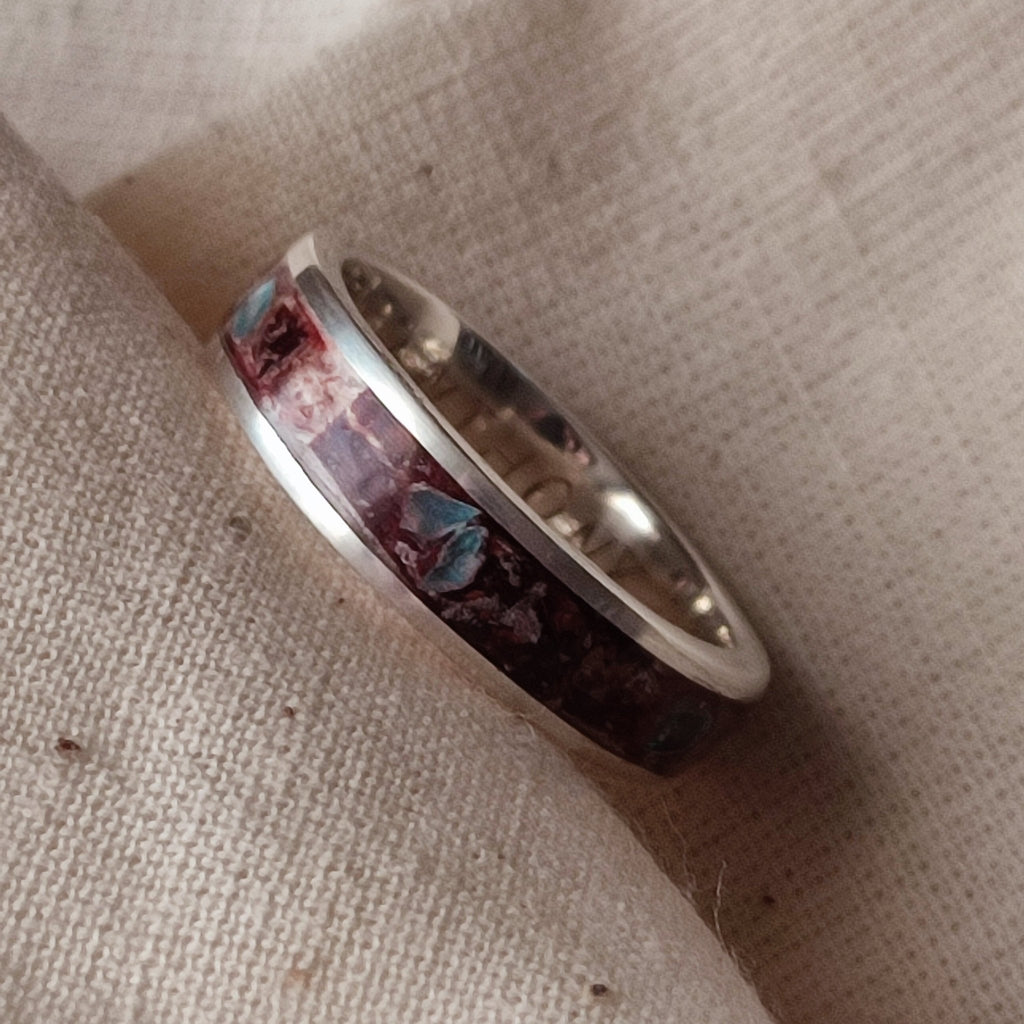 6 mm Double Memorial Inlay Band - Jos Atelier