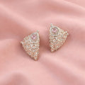 Whispering Shells Earrings - Pink Cubic Zircon