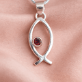 Handcrafted Silver 925 Ichtus Pendant - Jos Atelier