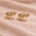 Initial Cufflinks - Hand pierced to perfection - Jos Atelier
