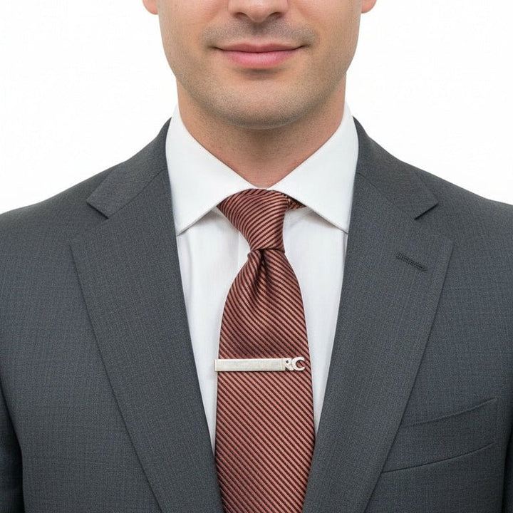 Initial Tie - Clip - Made for Him - Jos Atelier