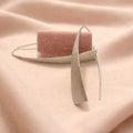 Sculptural Silver Drop Earring - Jos Atelier