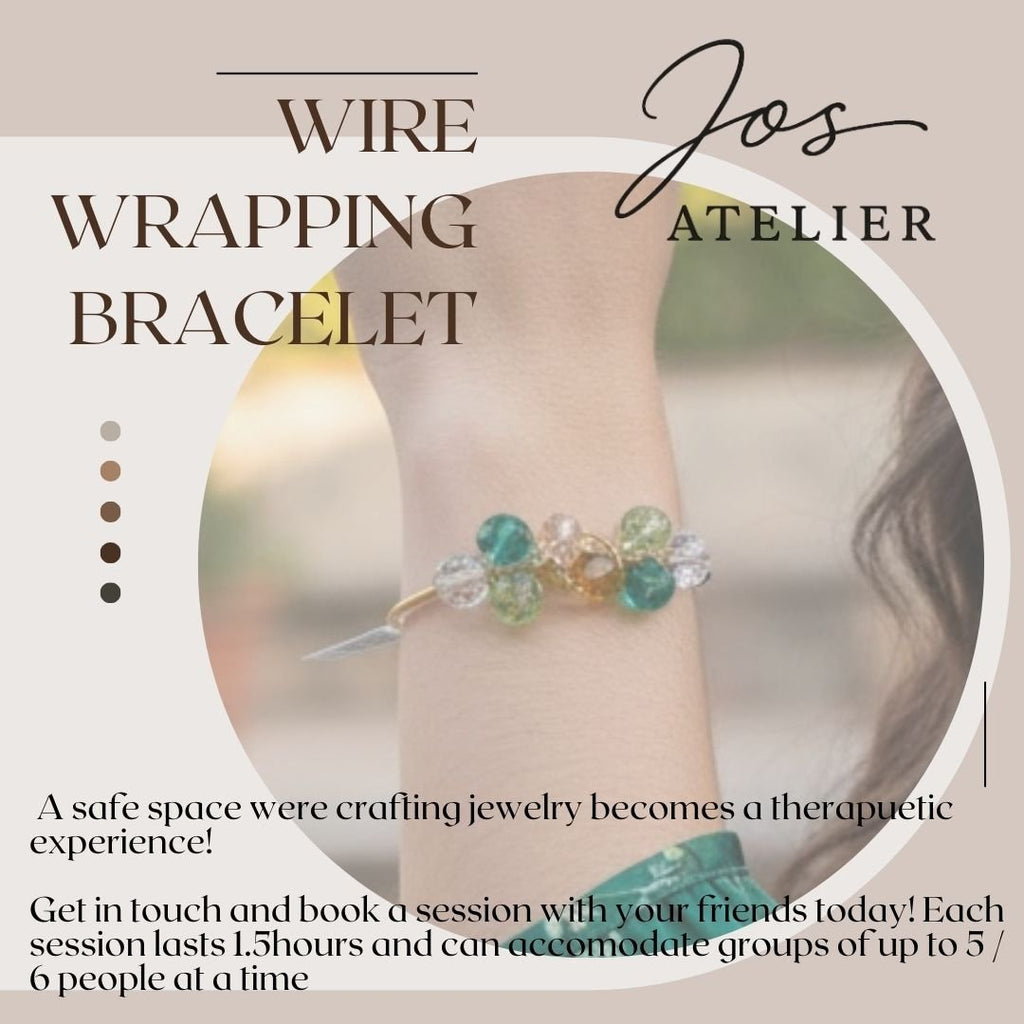 Wire beading Bracelet / Necklace workshop - Private Event - Jos Atelier