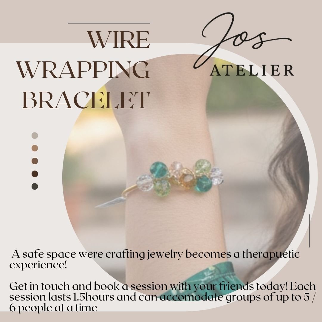 Wire beading Bracelet / Necklace workshop - Private Event - Jos Atelier